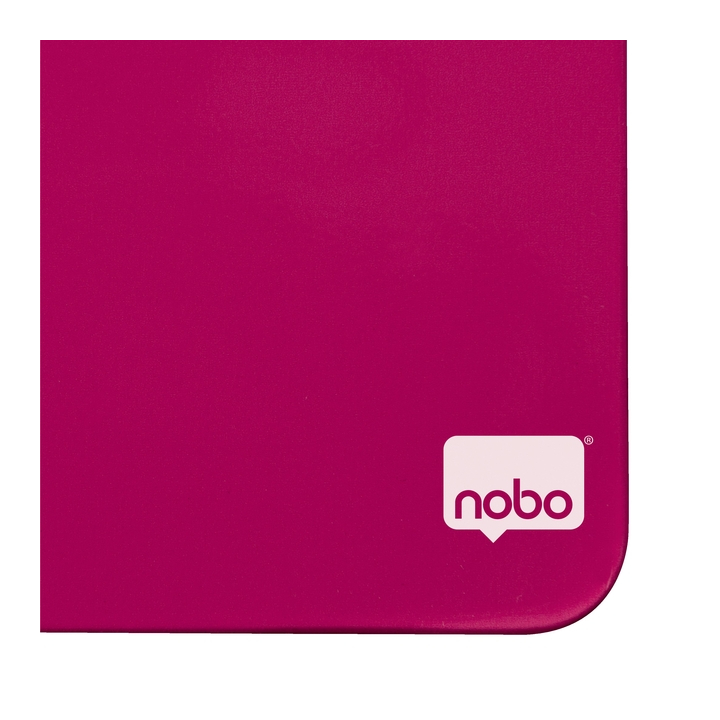 Whiteboard tegel rexel 36x36cm roze gelakt(1903803) - 2