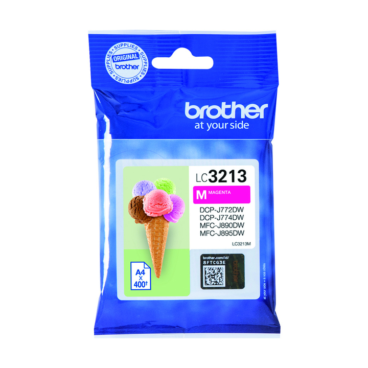 Inkcartridge brother lc-3213 rood hc(lc3213m) - 0