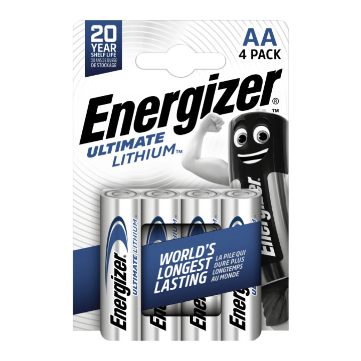 Batterij energizer ultimate lithium aa 4st - 0