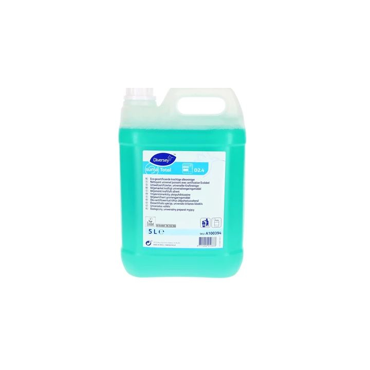 Diversey Suma Total D2.4, krachtige allesreiniger, 5 liter (1 stuk) - 0