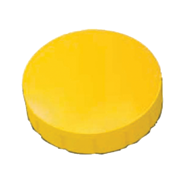 Magneet maul solid 20mm 0.3kg geel(6162013)  ds/10 - 0
