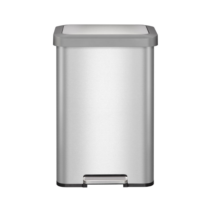 Cozy EKO, pedaalemmer, 45 liter, mat RVS, VB 938245 - 0