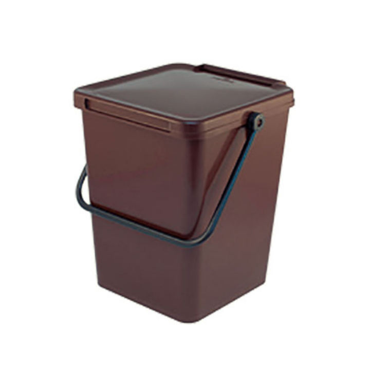 Minimax, circulaire afvalemmer, 10 liter, bruin, VB 188093 - 0