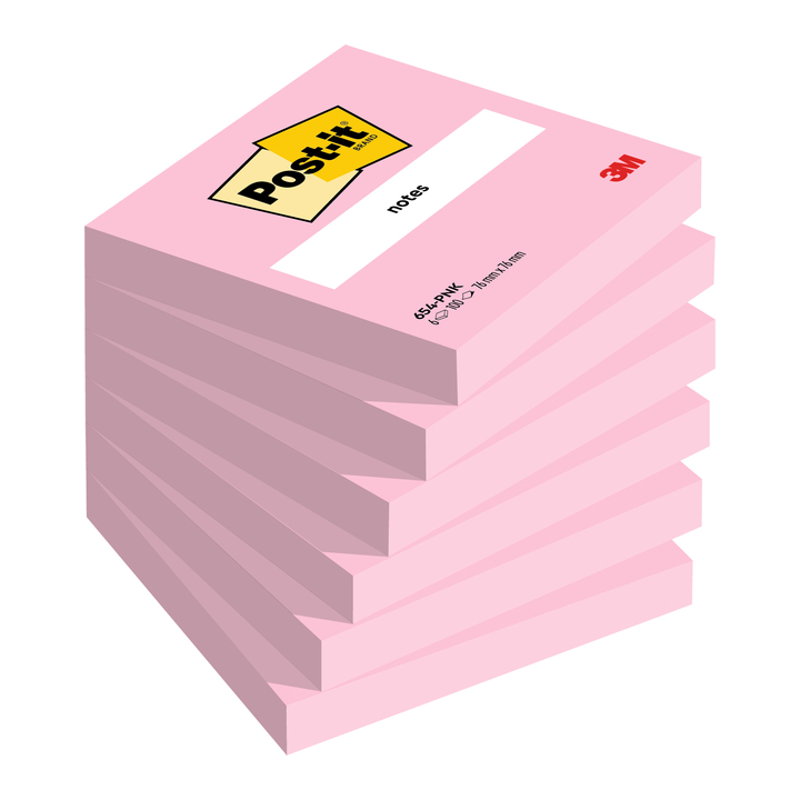 Memoblok 3m post-it 654-pnk(654-pnk) - 0
