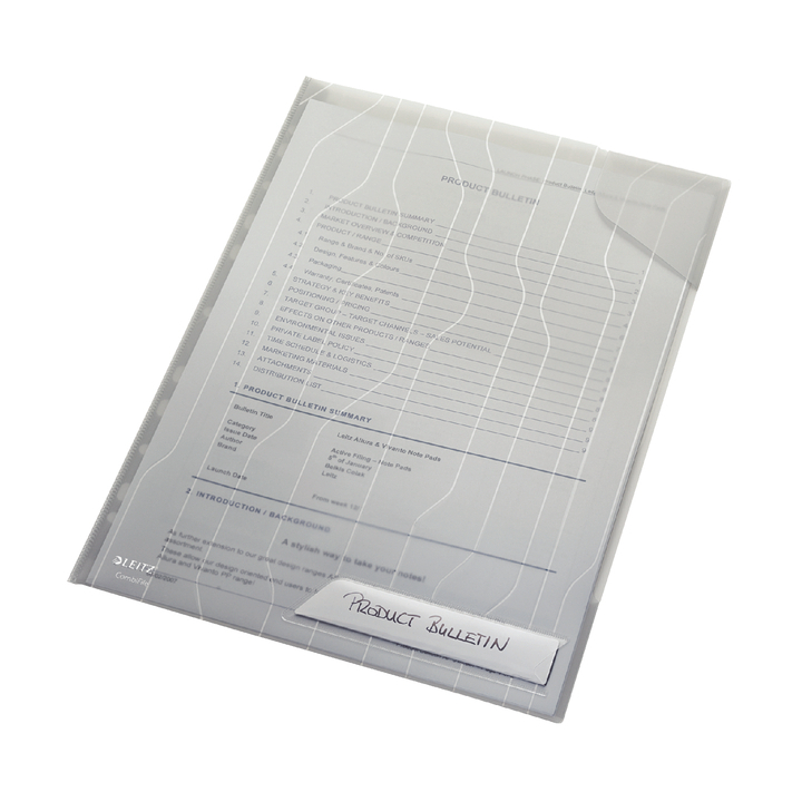 Combifile leitz folder a4 pp transparant - 0