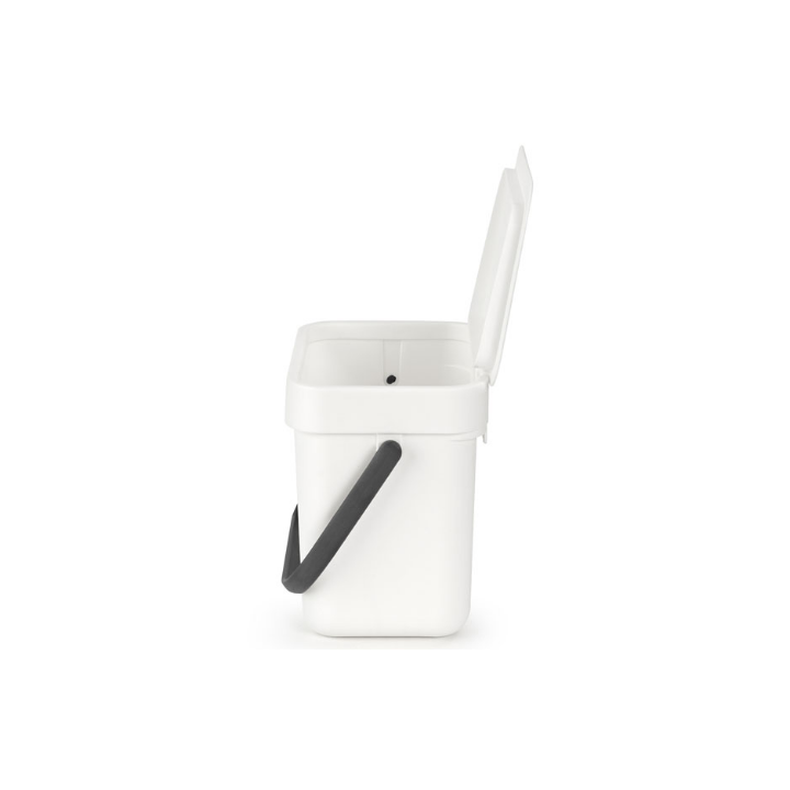 Brabantia, afvalemmer sort & go, 3 liter, wit, VB 129864 - 2