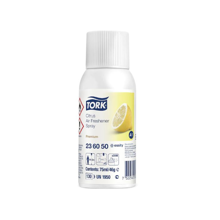 Tork Premium | Luchtverfrisser Spray | 75ml | A1 | Citrus | 236050 (1 stuk) - 0