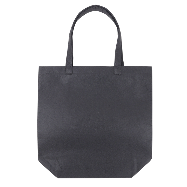 Draagtas, 42x42+2x6cm, vilt, tote bag, zwart (50 stuks) - 0