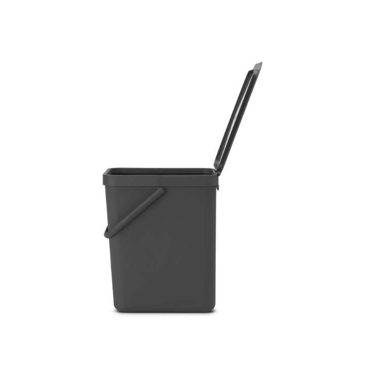 Brabantia, sort & go afvalemmer, 25 liter, grijs, VB 129940 - 1
