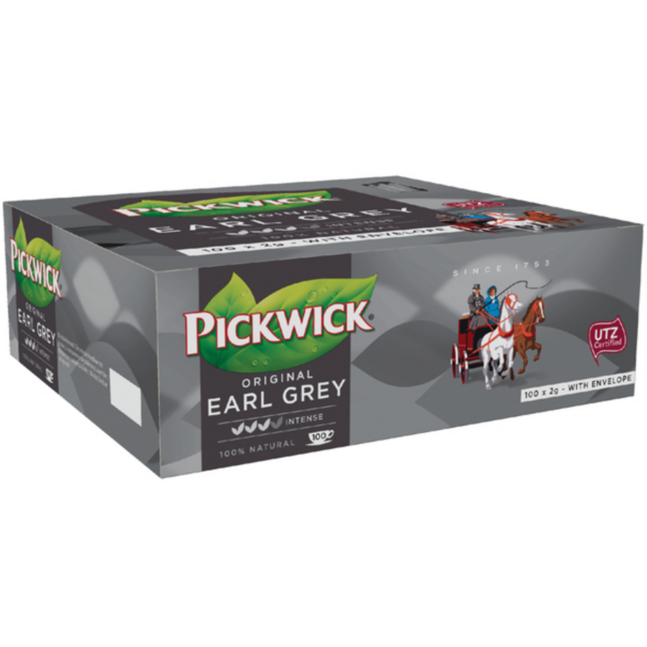 Pickwick, thee in envelop, 2 gram, earl grey (100 stuks) - 1