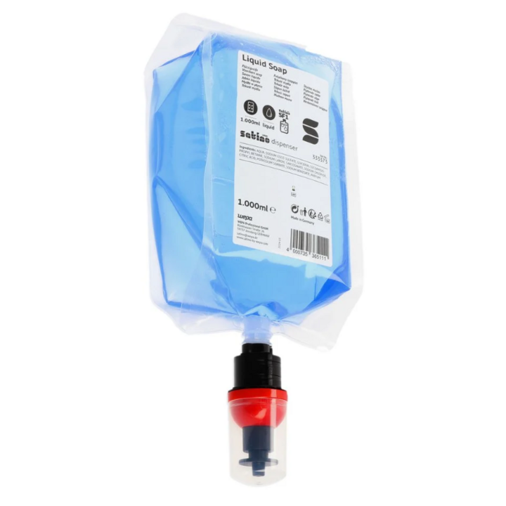 Satino | Vloeibare Zeep | 1000ml | Aqua | SF1 | 333373 (6 stuks) - 1