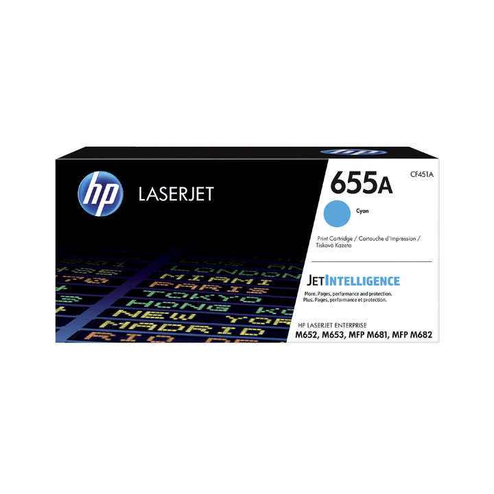 Tonercartridge hp 655a cf451a 10.5k blauw(2813470) - 0