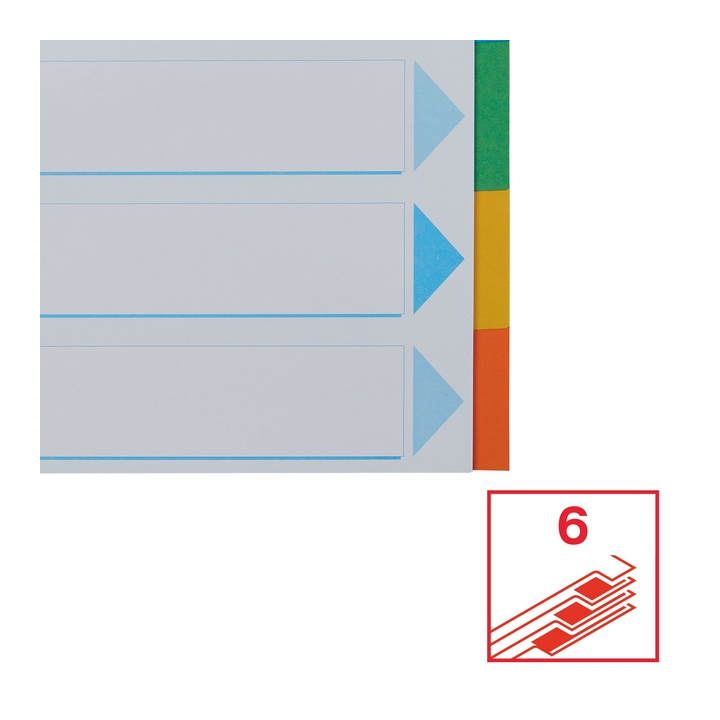 Tabbladen esselte a4 11r karton 6dlg(100192) - 3