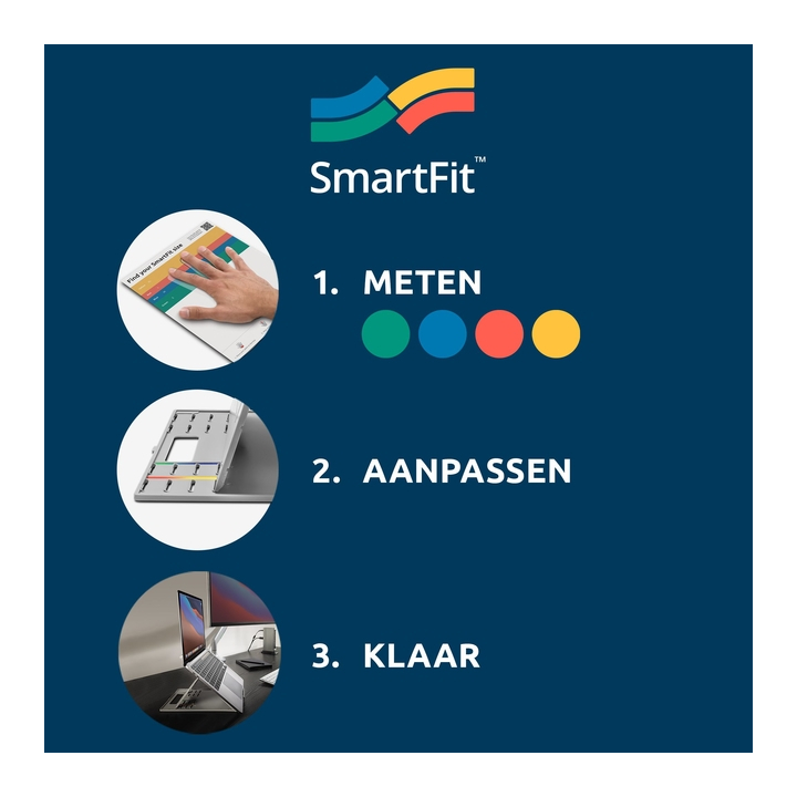 Laptopstandaard kensington smartfit zwart(k52783ww) - 1