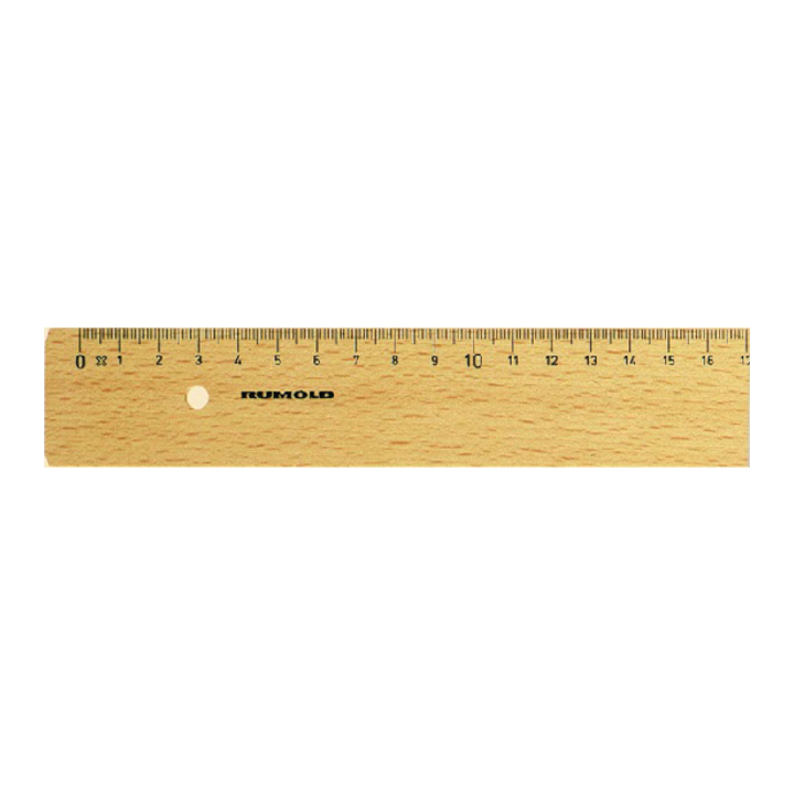 Liniaal rumold fl230/30 30cm hout - 0