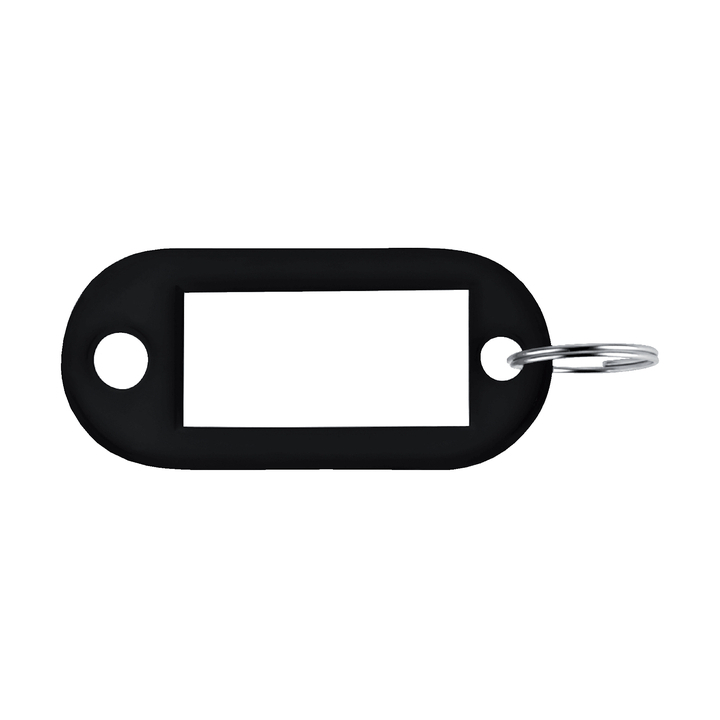 Sleutellabel pavo plastic zwart(8008902) - 0