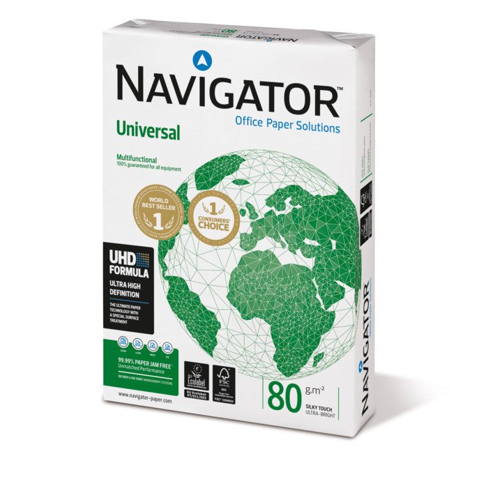 Kopieerpapier navigator universal a4 80gr wit(cp080c1f11a4) - 0
