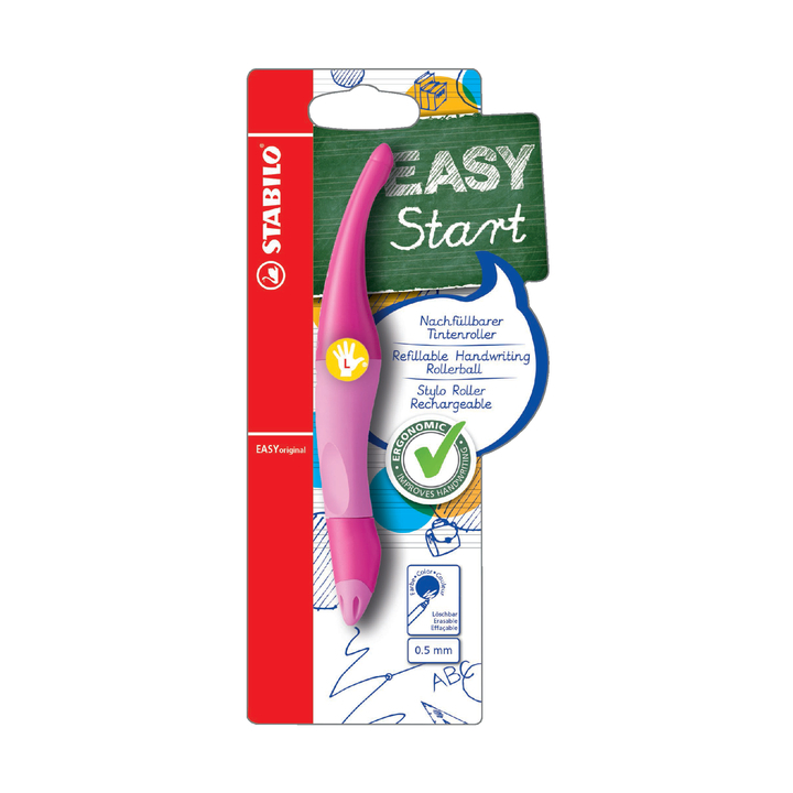 Rollerpen stabilo easyoriginal links + vull roze(b-46837-3) - 0