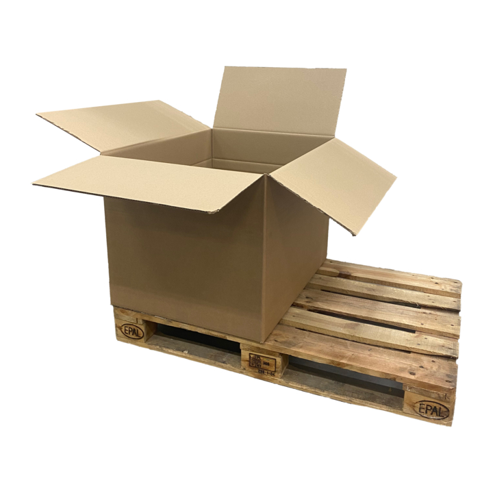 Palletdozen Halve Europallet | 800x600x550mm | BC-golf | Bruin - 1