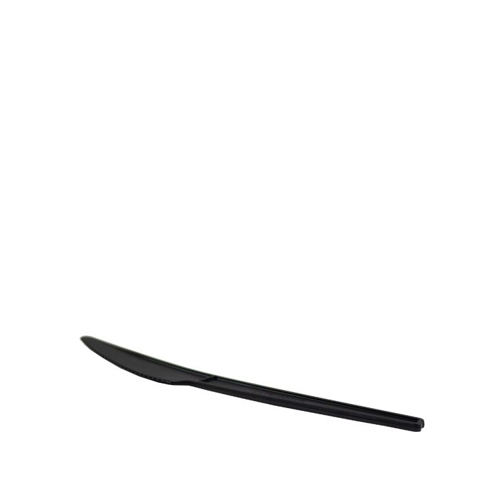 Mes, CPLA, re-usable, 16.8cm, zwart (1000 stuks) - 0