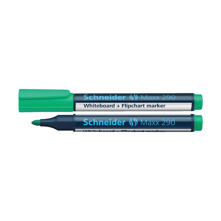 Viltstift schneider 290 whiteboard rond 3mm groen - 0