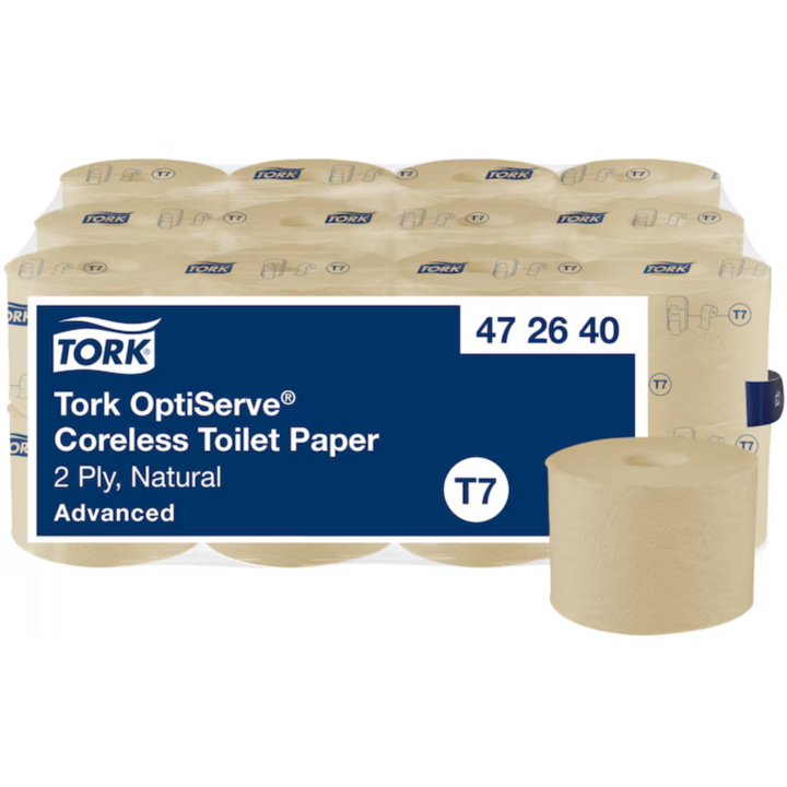 Tork OptiServe | Hulsloos Toiletpapier | 820 vel | T7 | 472640 | 24 stuks - 0