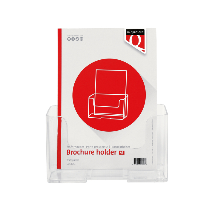 Folderhouder quantore a5 transparant(74901) - 0