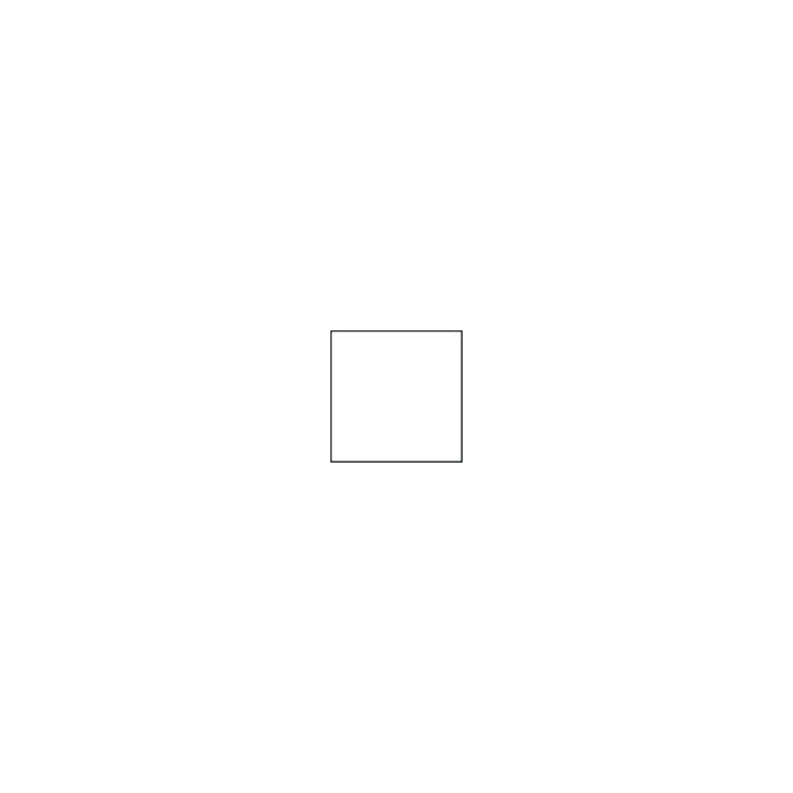 Melamine blad 25mm 120x80cm, kleur wit - W - 1