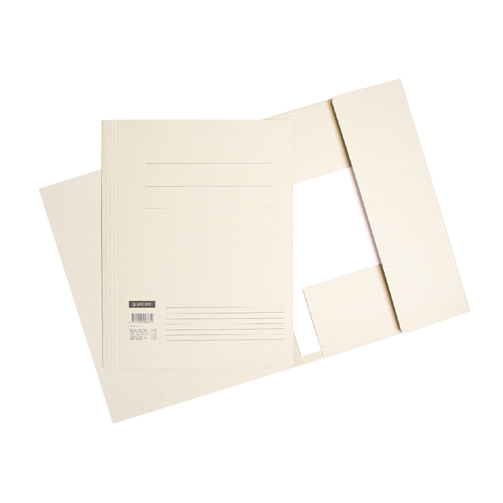 Dossiermap quantore fo 320gr grijs - 0