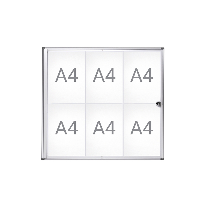 Binnenvitrine wand maulextraslim 6xa4 slot(6820608) - 0