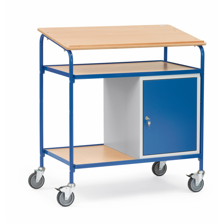 Verrijdbare kast afsluitbaar, 1000x600mm Draagverm. 100kg - 0