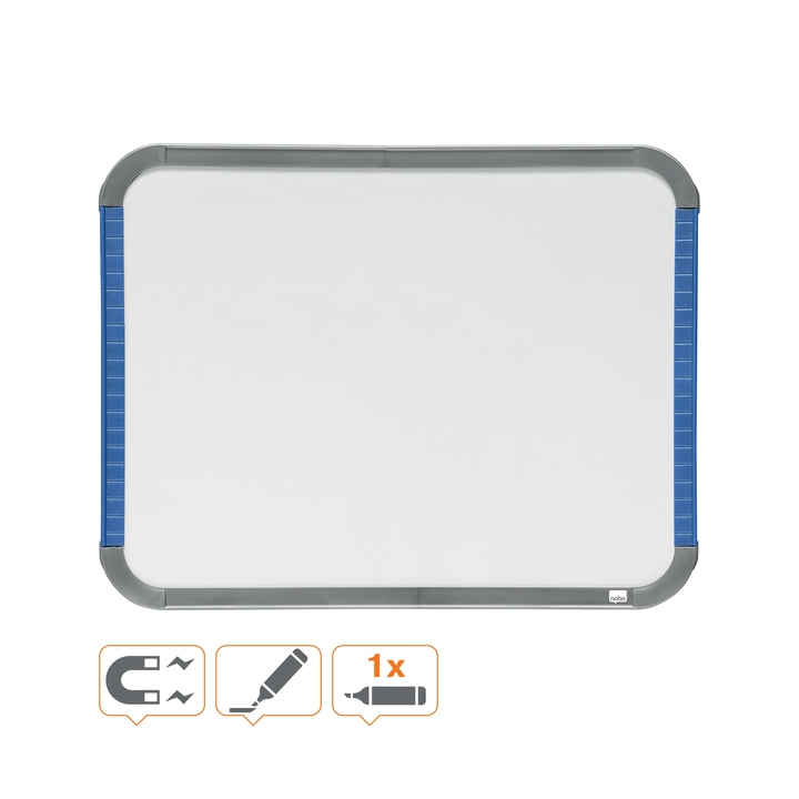Whiteboard nobo slim line 22x28cm wit gelakt(qb05142astd) - 2