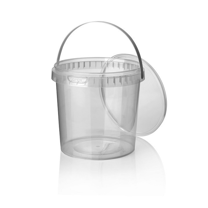 Pot 2000ml PP transp. diameter 165 + deksel Ds 84stuks - 0