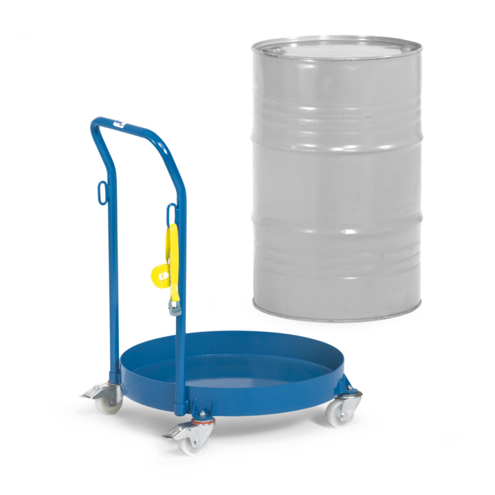 Vatenroller Dicht frame met duwbeugel, Draagverm. 250kg - 0