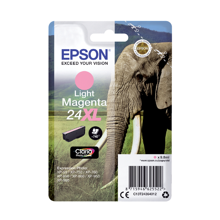 Inkcartridge epson 24xl t2436 lichtrood(2666463) - 0