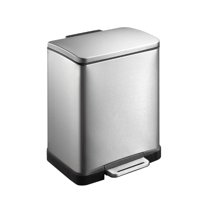 E-Cube EKO, pedaalemmer, 20 liter, mat RVS, VB 926820 - 0