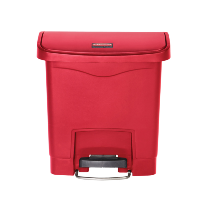 Rubbermaid, Slim Jim container, 15 liter, rood, VB 224078 - 1