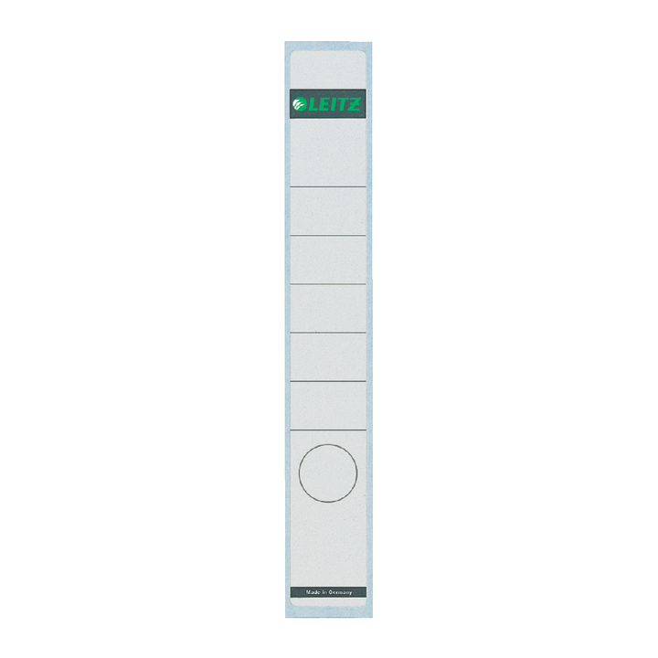 Rugetiket leitz 1648 38x290mm wit - 0