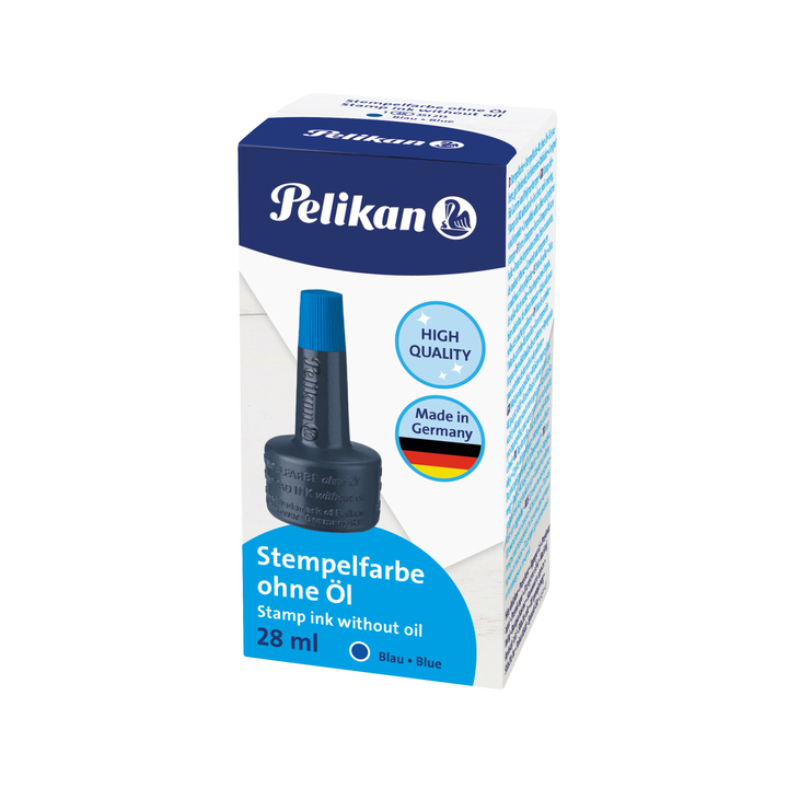 Pelikan, stempelinkt flacon, 28ml, blauw, 351213 - 0