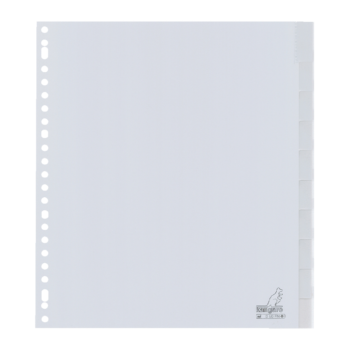 Tabblad kangaro g410fm-b a4 23r pp 10dlg v-tabs bd(g410fm-b) - 0