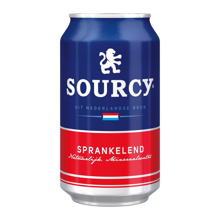 Water sourcy rood blik 330ml(14465) - 0
