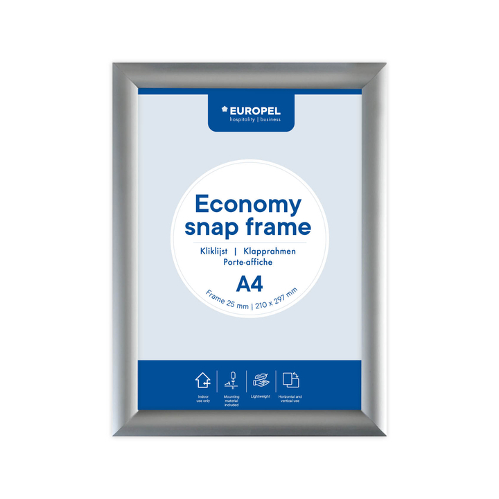 Kliklijst europel economy a4 zilver(355095) - 0