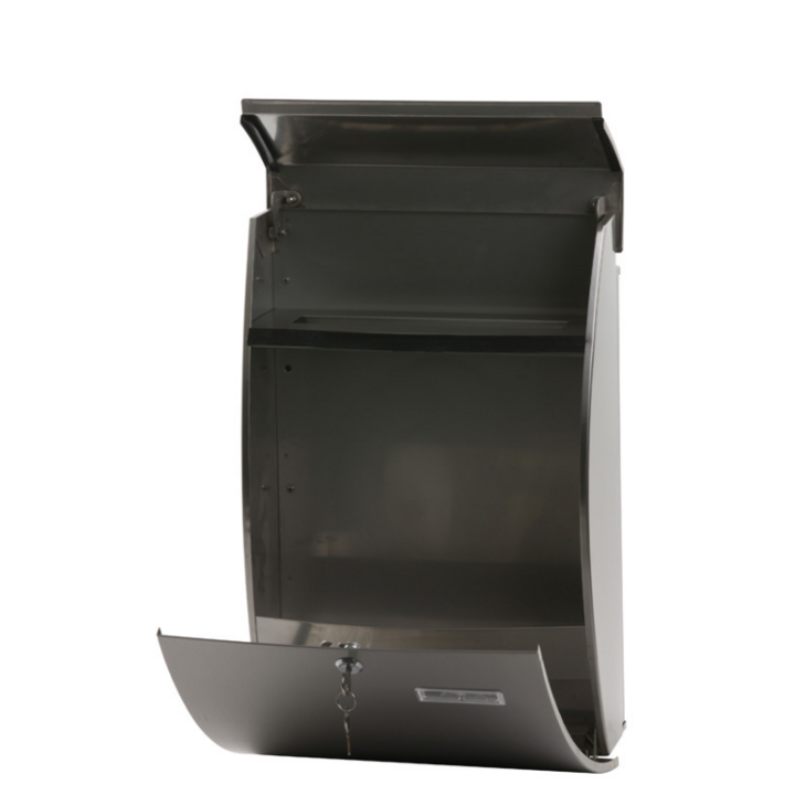 Wandbrievenbus Tian | 325x150x485mm | Mat RVS | VB 440172 - 1