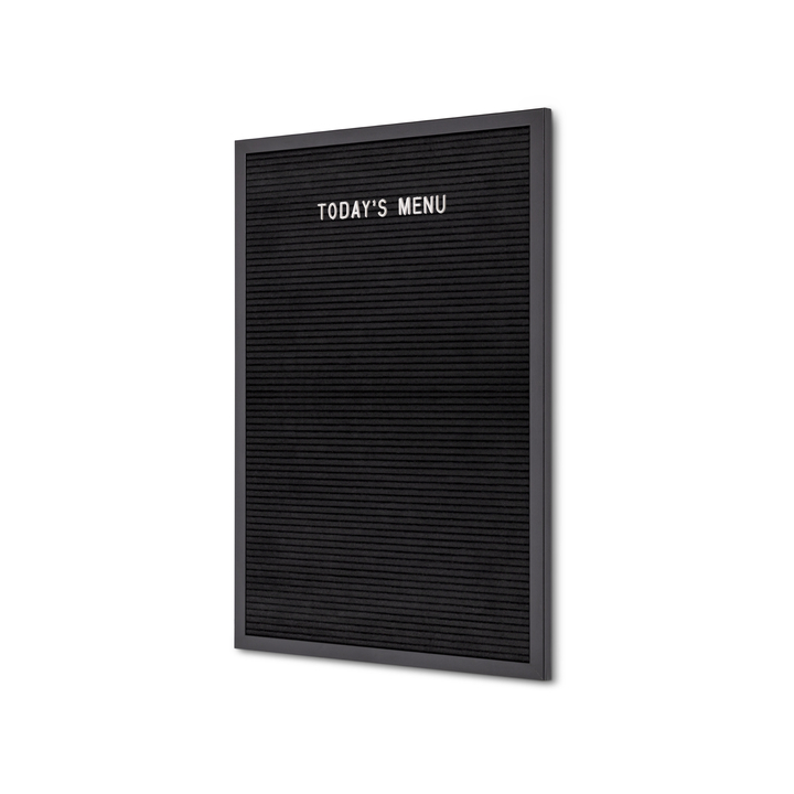 Letterbord zwart 40 x 60 cm met zwarte lijst(lebbl40x60) - 0