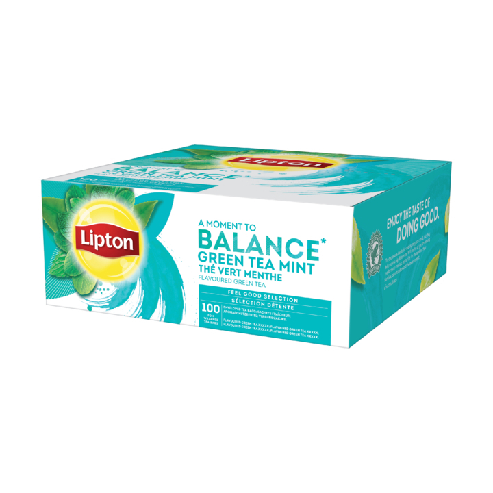 Lipton, groene thee in envelop, 1.5 gram, munt, 18690901 (100 stuks) - 0