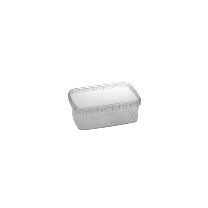 Bak recht, 192x129mm, 1600ml, transparant, RA192 (200 stuks) - 0