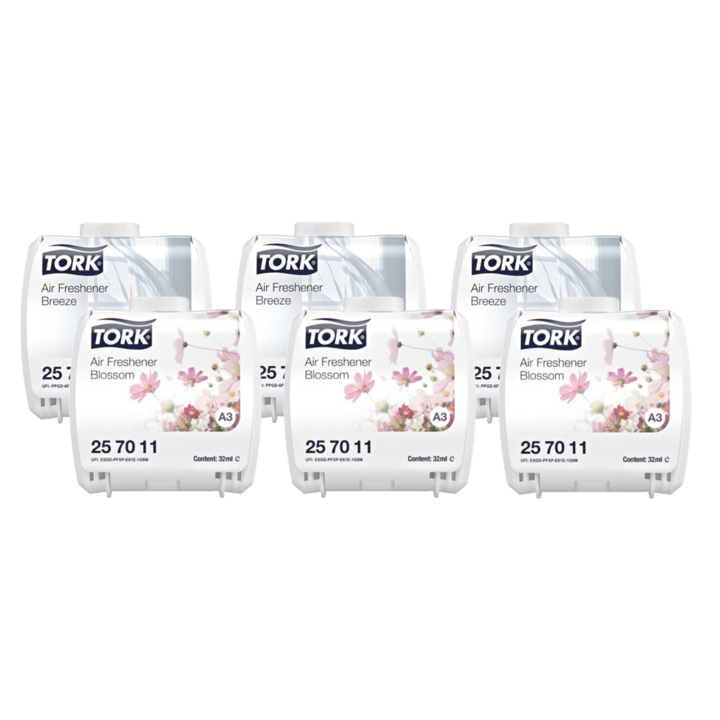 Tork Premium | Constante Luchtverfrisser | 32ml | A3 | Mixpakket | 257013 (6 stuks) - 0
