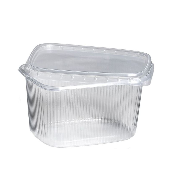 Pp Schalen glad transp. 185x136x38mm Top seal / ds500 - 0