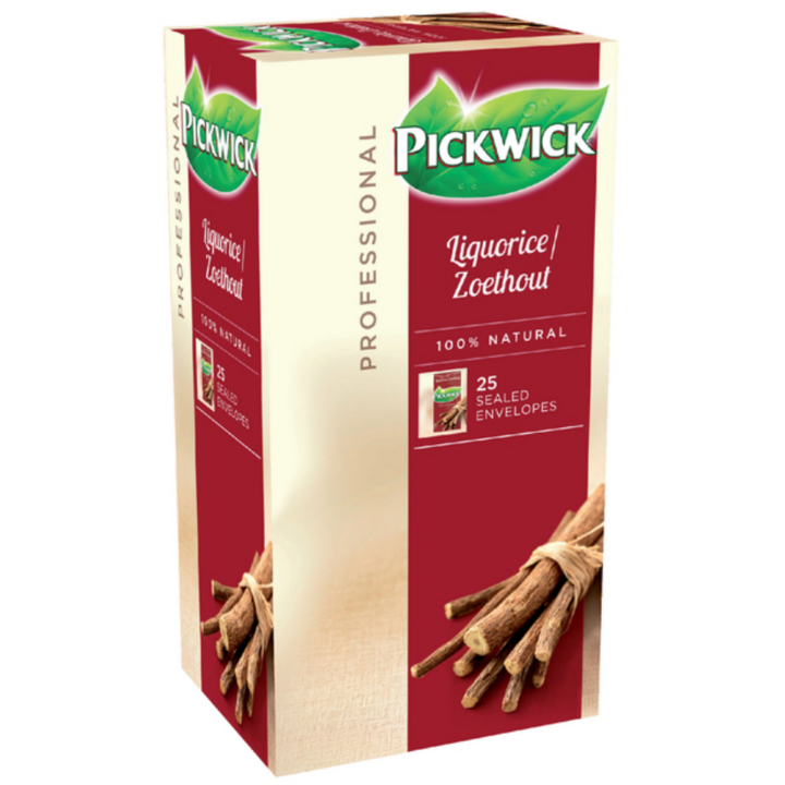 Pickwick Professional, thee, 2 gram, zoethout, 4016830 (25 stuks) - 2