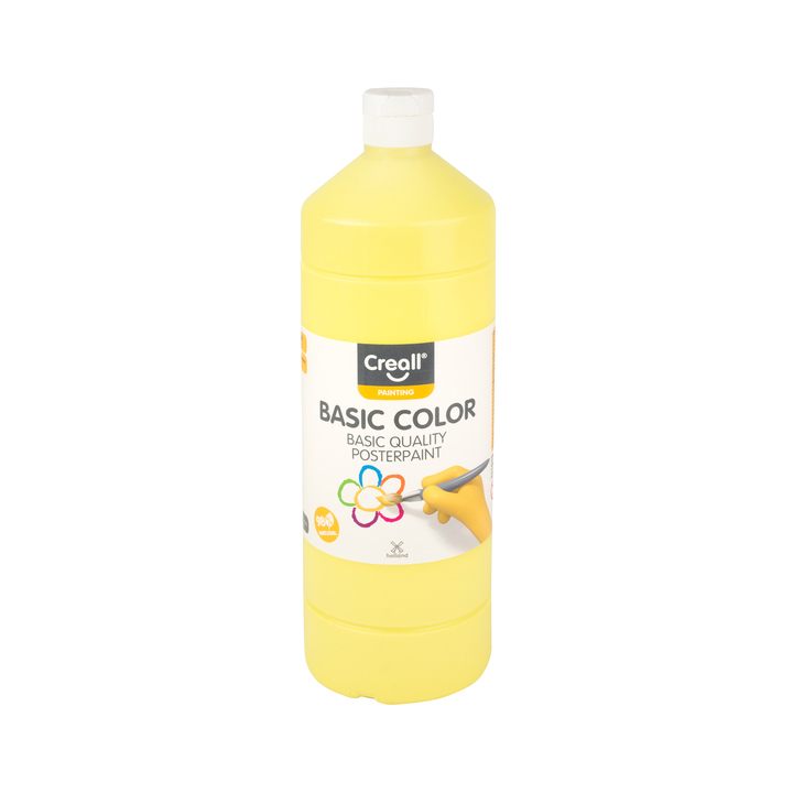 Plakkaatverf creall basic lichtgeel 1000ml 1801 - 0